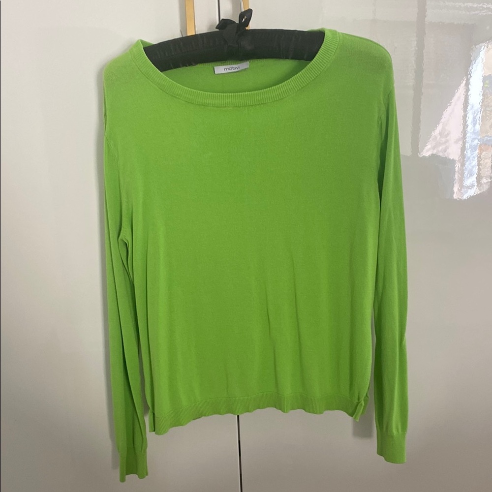 Bright Green Sweater